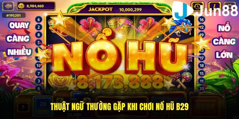 Thuật ngữ thường gặp khi chơi nổ hũ B29